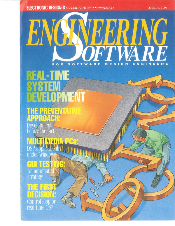 Cover of Electronic Design Software Engineering Supplement, 4 April 1994