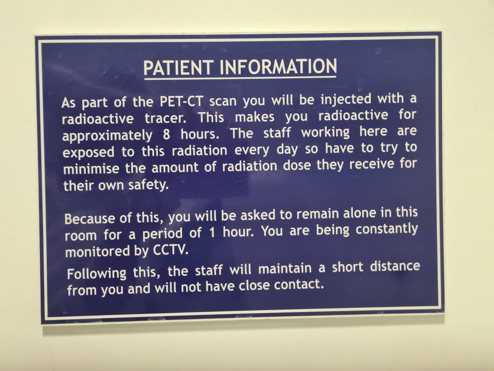 Warning sign